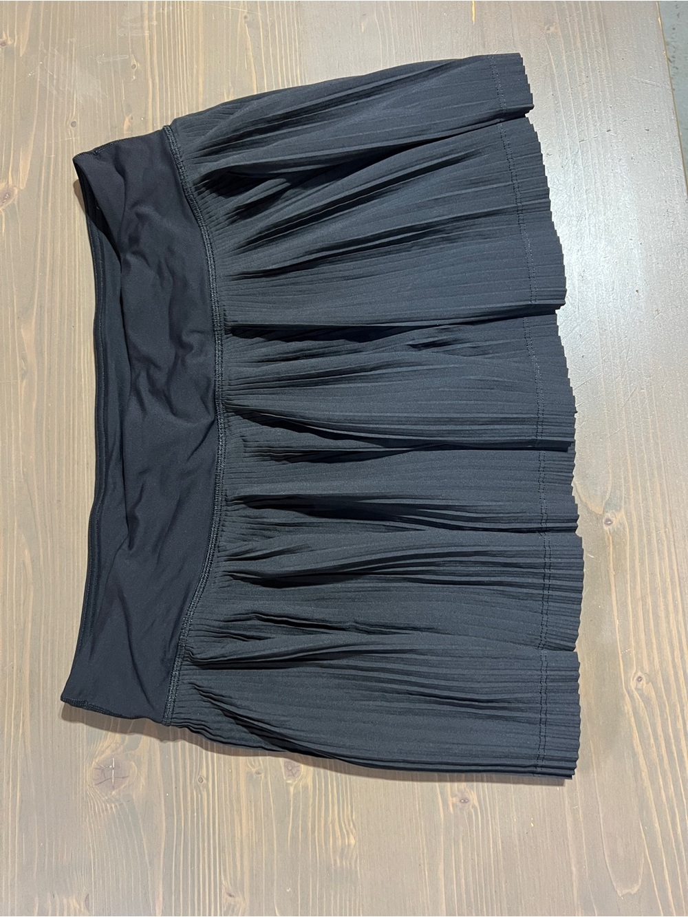 lululemon athletica Black Pleated Athletic Skort